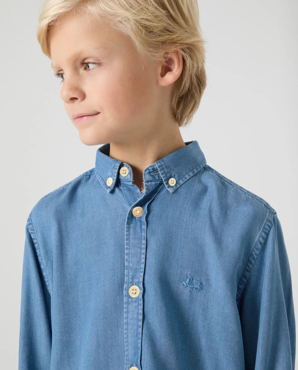 Camisa niño vaquera