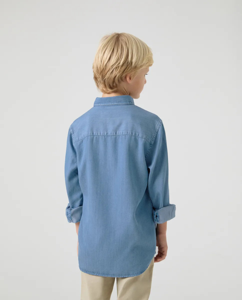 Camisa niño vaquera