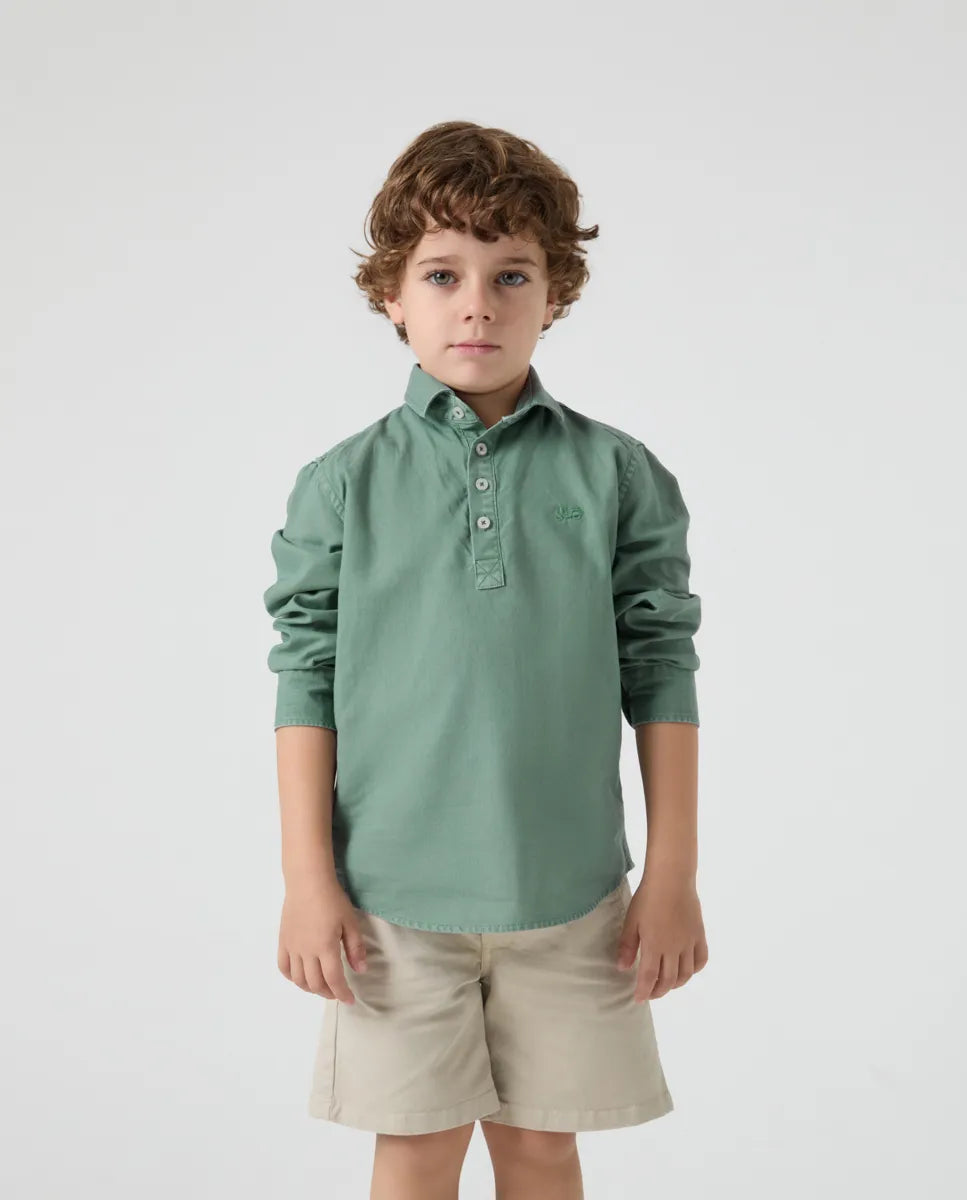 Camisa Niño Polera Lissome Li-Co Océano | SCOTTA