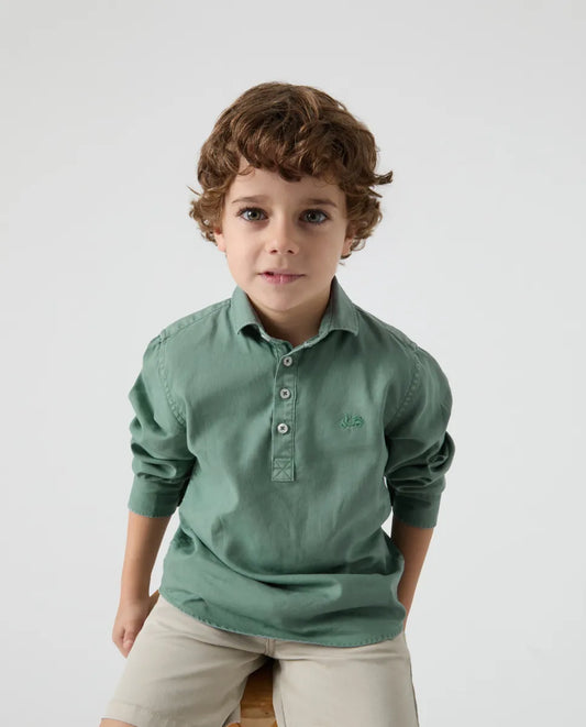 Camisa Niño Polera Lissome Li-Co Océano | SCOTTA