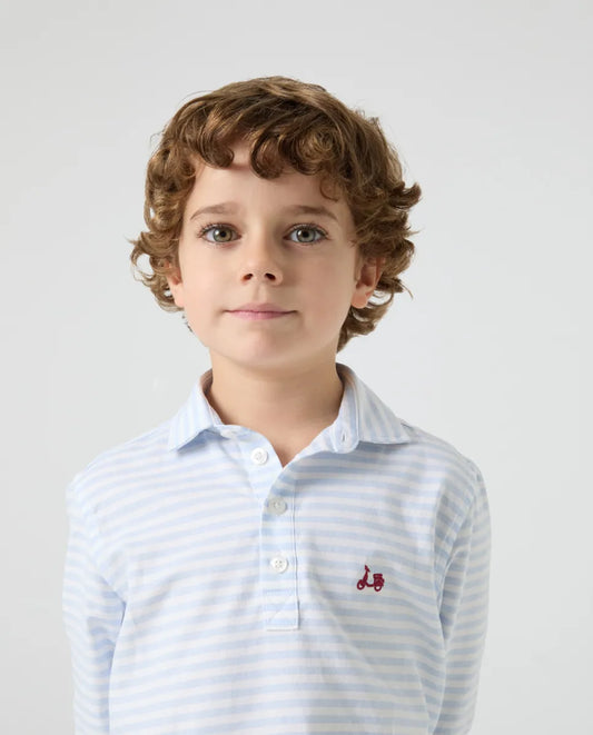 Camisa de niño polera rayas