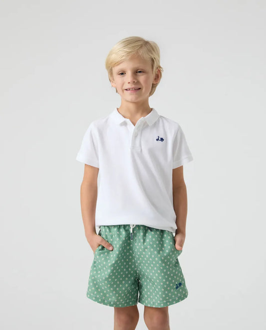 Bañador niño flowers classic khaki