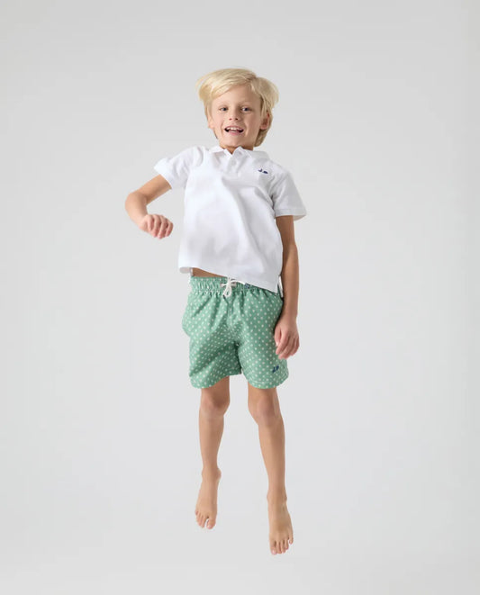 Bañador niño flowers classic khaki | SCOTTA