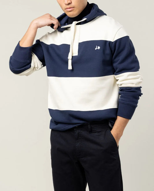 Sudadera oxford stripes marino