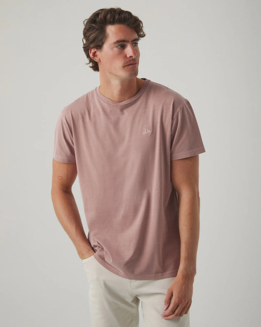 Camiseta classic organic burdeos