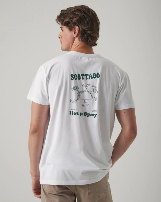 Camiseta con gráfico blanca