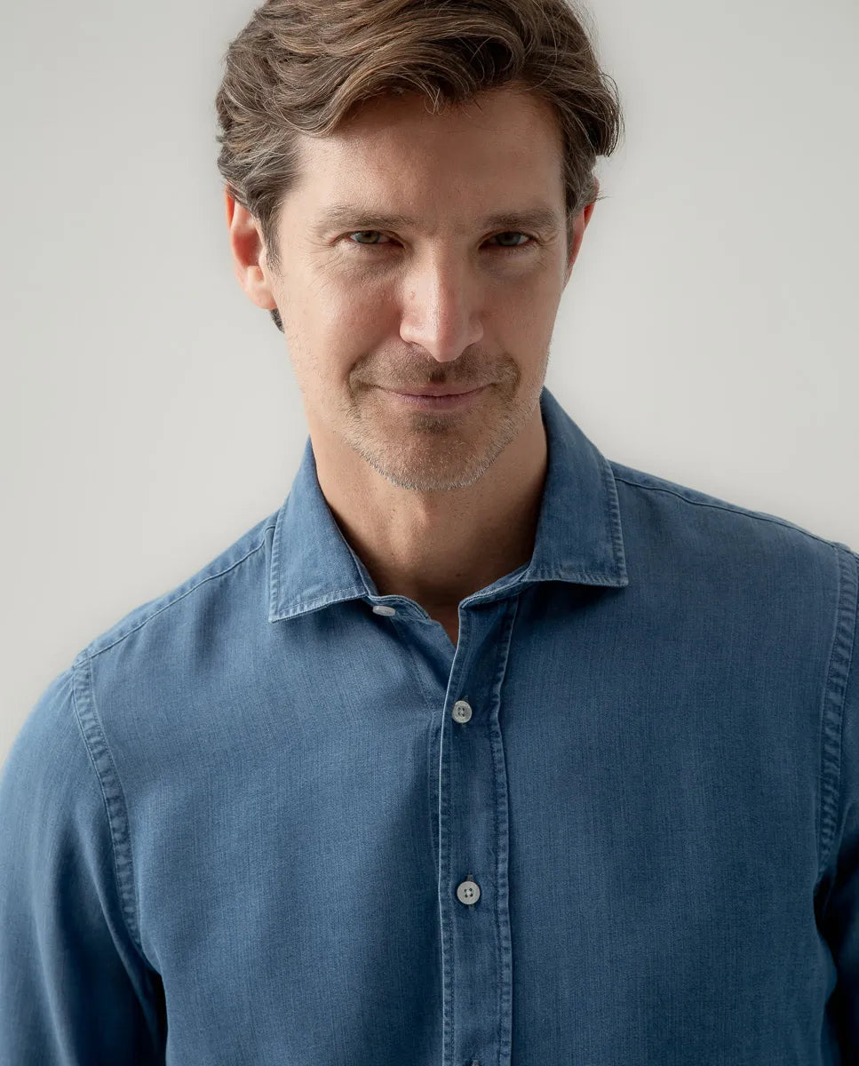 Camisa tencel denim | SCOTTA