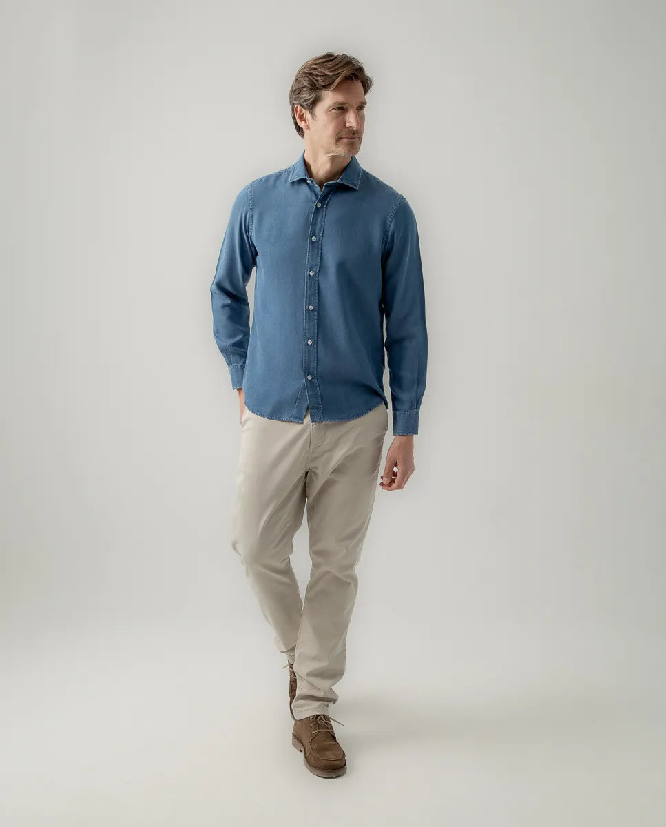Camisa tencel denim | SCOTTA
