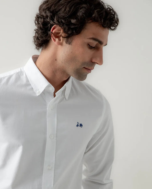 Camisa Oxford Classic Blanco | SCOTTA