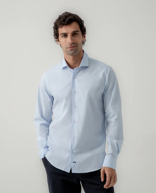Camisa Oxford Classic Celeste | SCOTTA