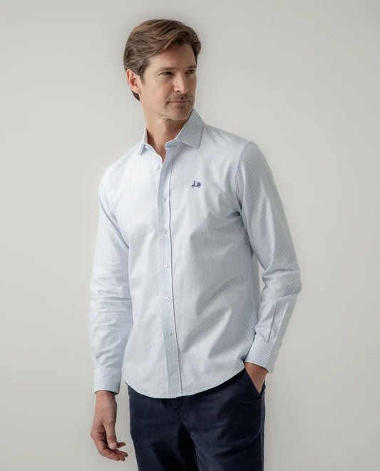 Camisa Oxford Classic Rayas Azules | SCOTTA