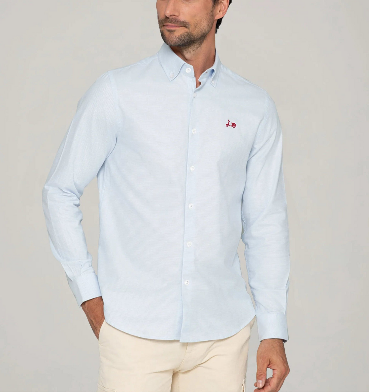 Camisa Gallo Celeste | SCOTTA
