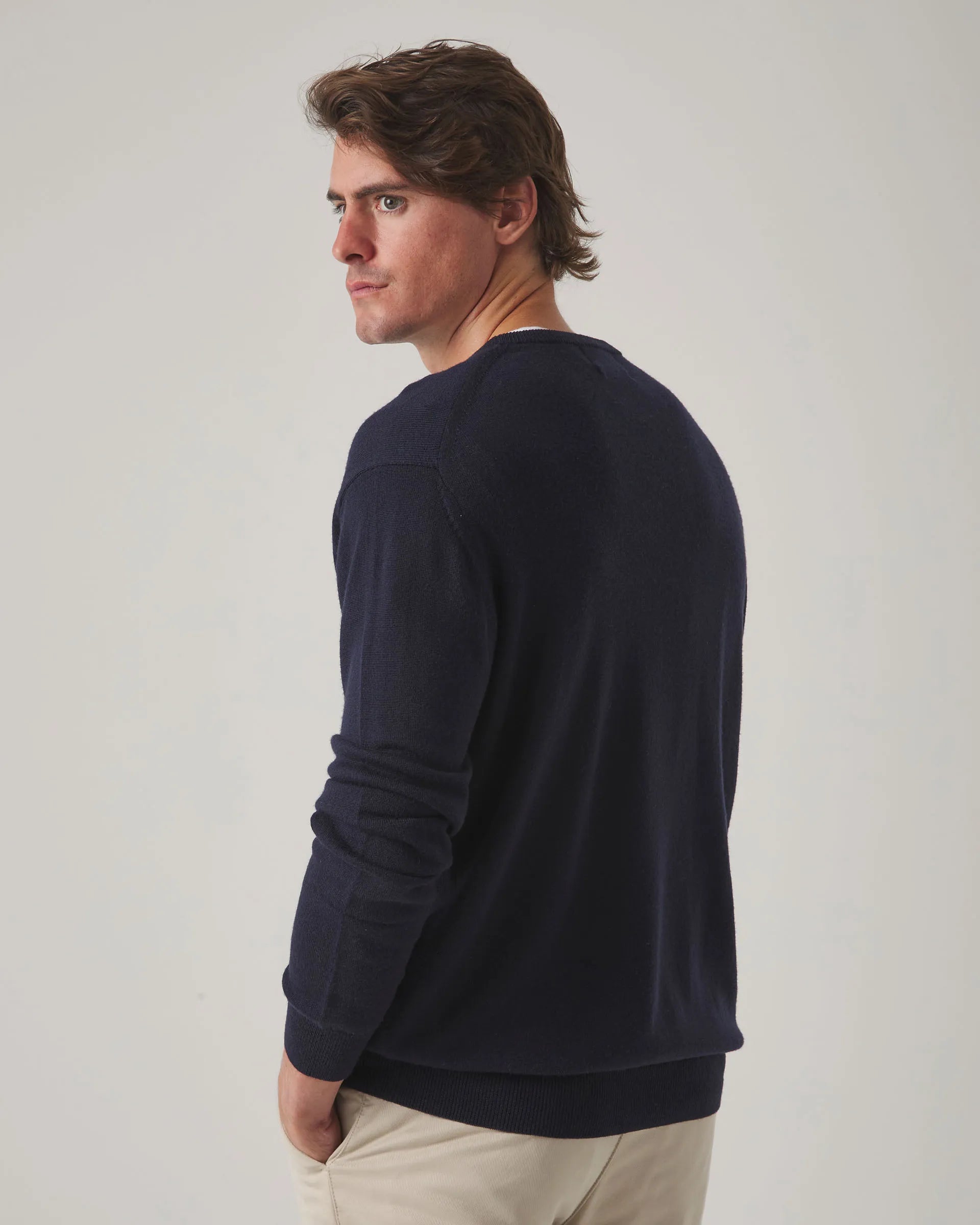 Jersey liso marino