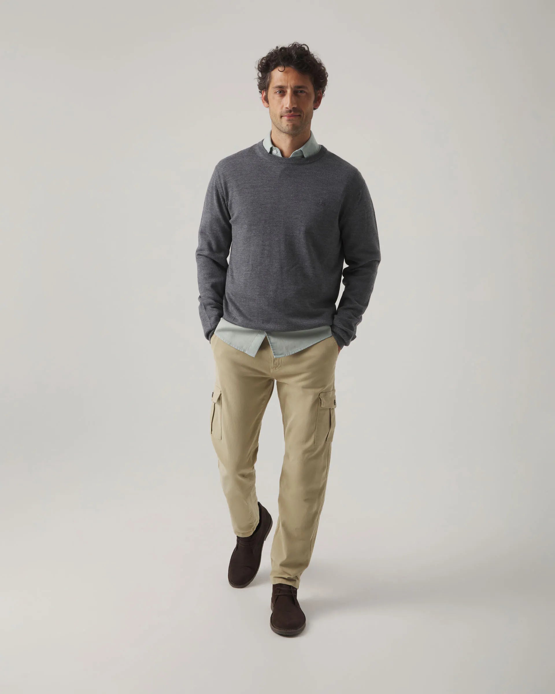 Jersey liso gris