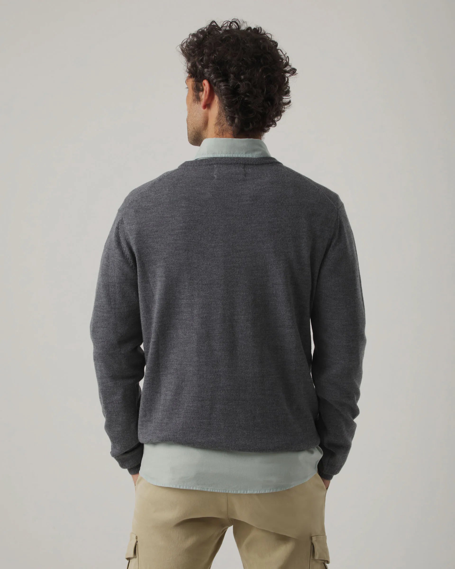 Jersey liso gris