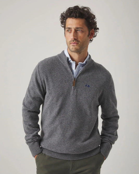 Jersey Zip Gris