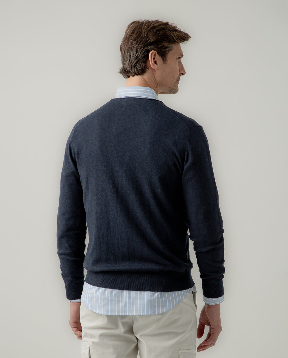 Cárdigan Classic Marino | SCOTTA