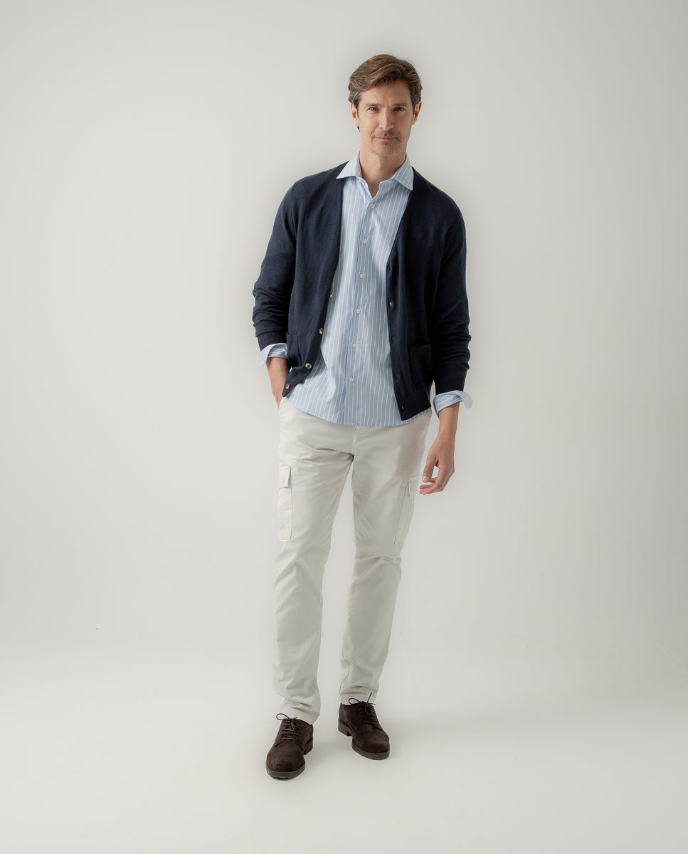 Cárdigan Classic Marino | SCOTTA