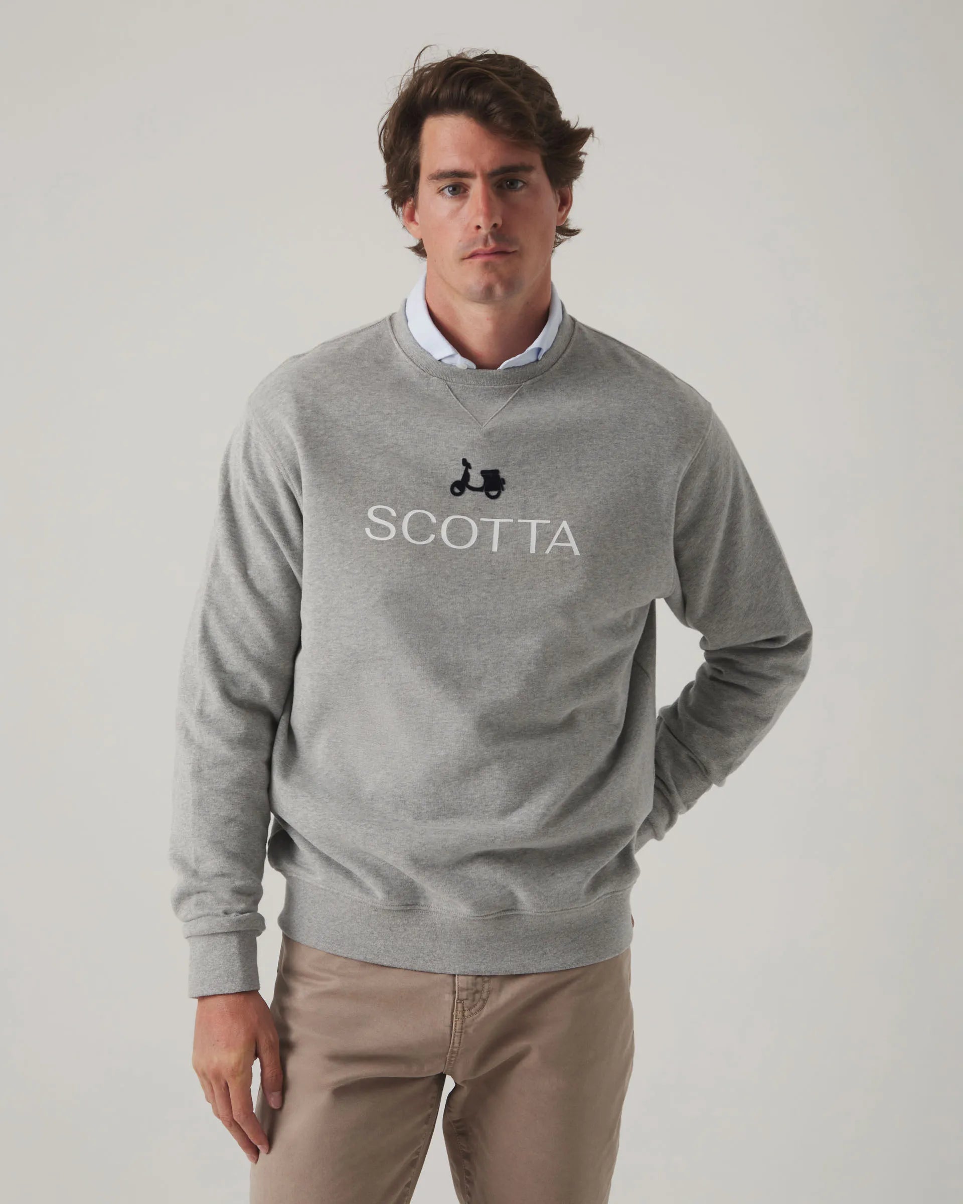 Sudadera Logo Gris