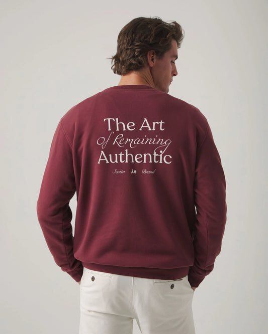 Sudadera Scotta Brand Burdeos