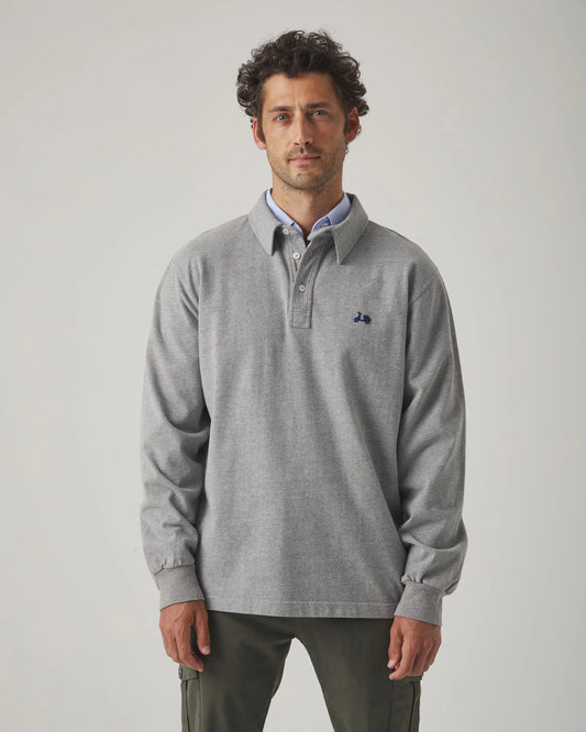 Polo Rugby Flag Gris