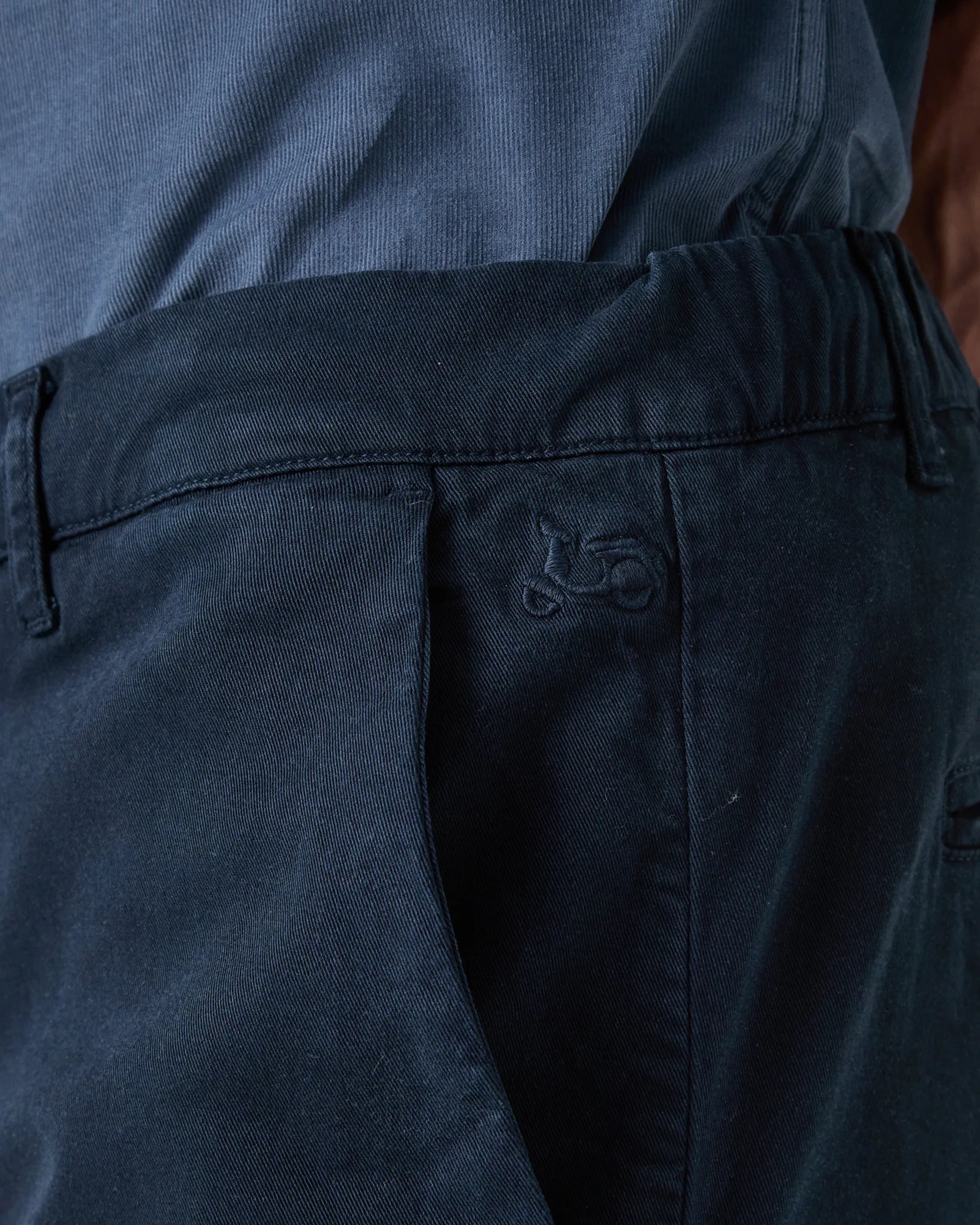 Pantalon Jogging Garment Dyed Marino