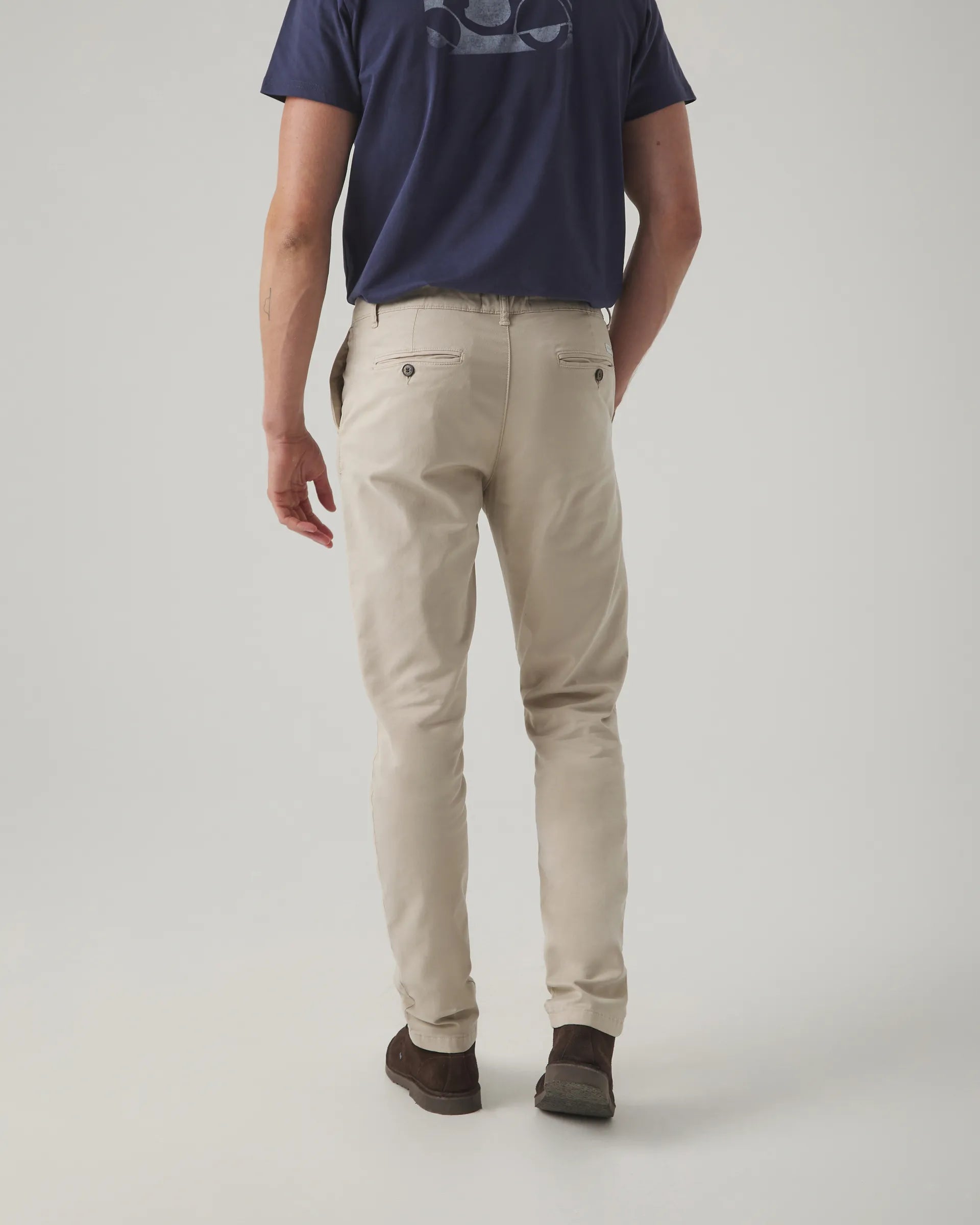 Pantalon Jogging Garment Dyed Beige