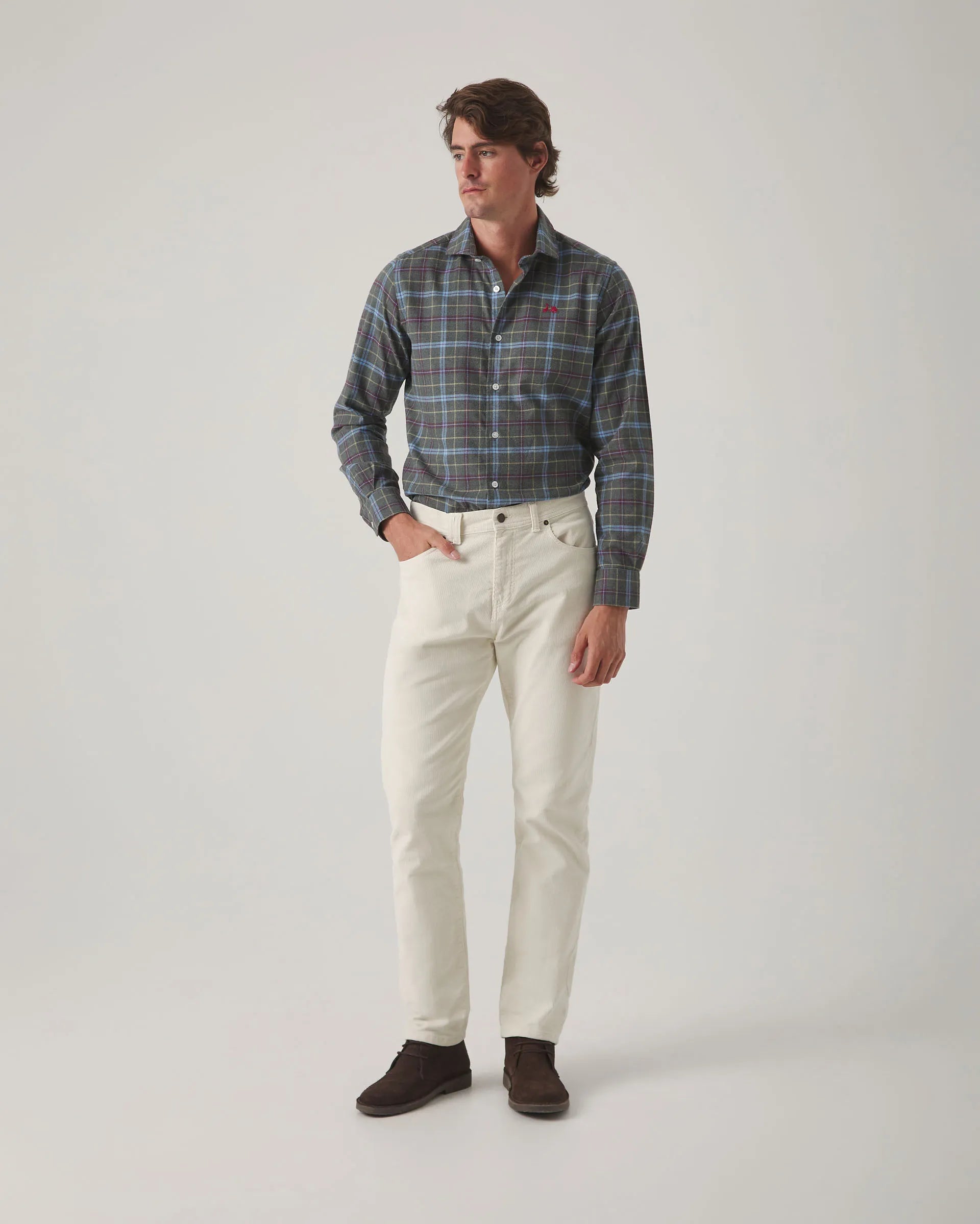 Pantalon Cooper Wood 5 Bolsillos Crudo