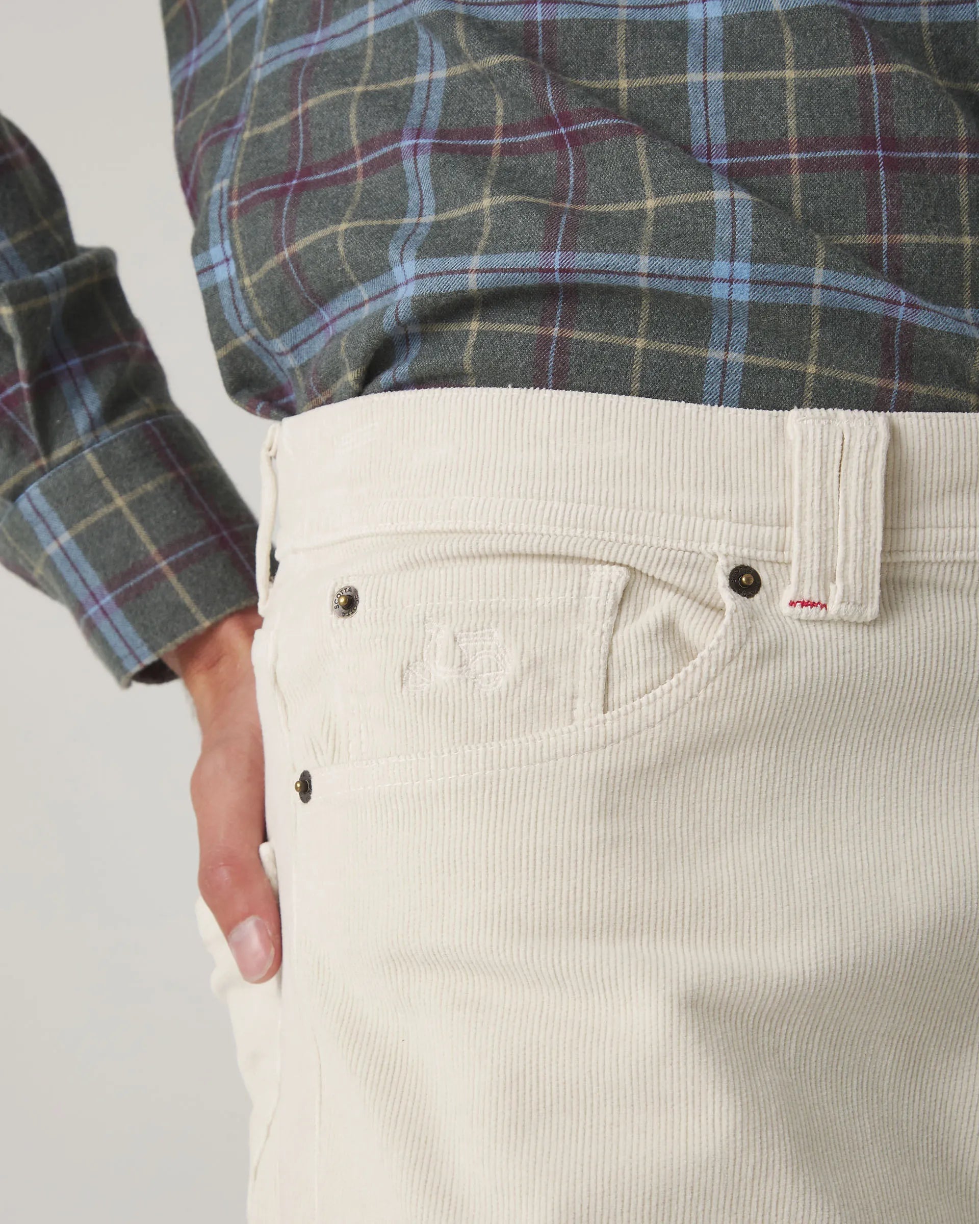 Pantalon Cooper Wood 5 Bolsillos Crudo