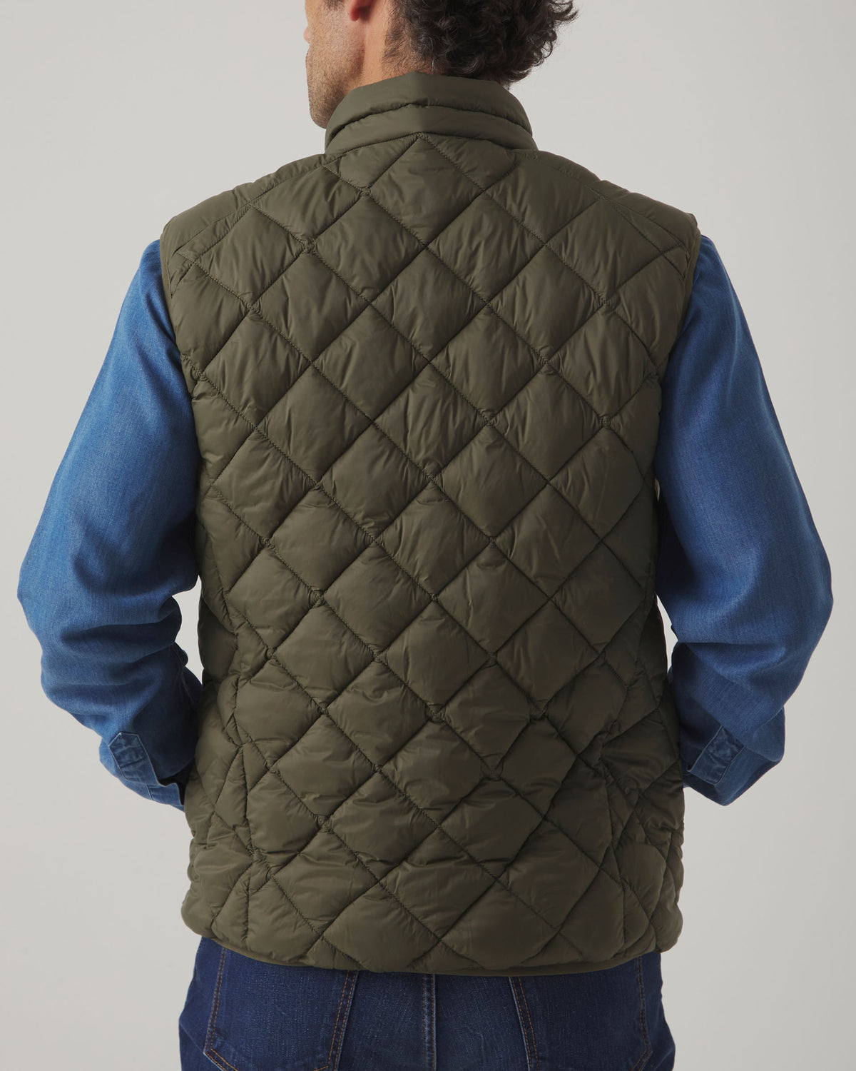 Chaleco Rombo Acolchado Khaki | SCOTTA