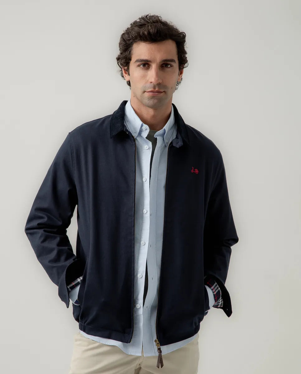 Chaqueta Corta Sarga Marino | SCOTTA