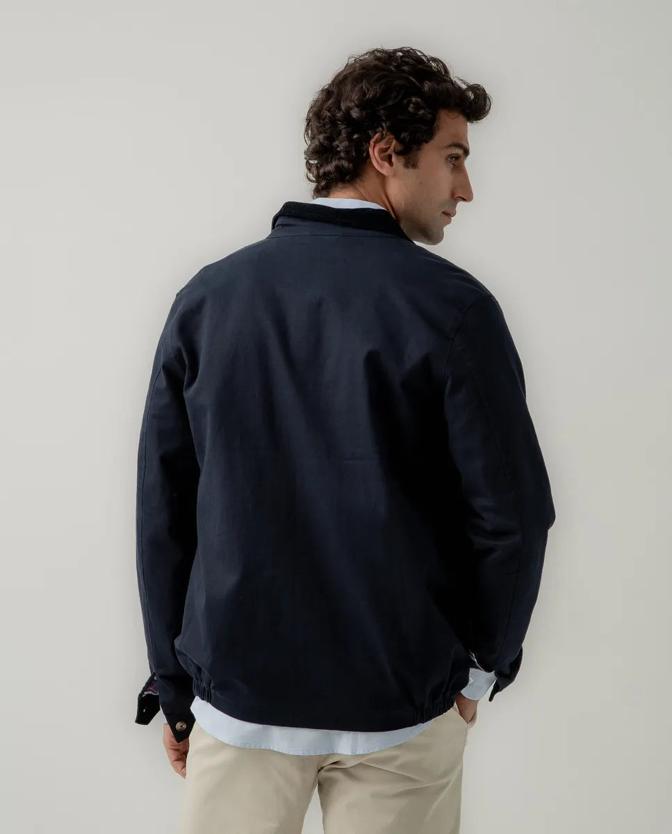 Chaqueta Corta Sarga Marino | SCOTTA