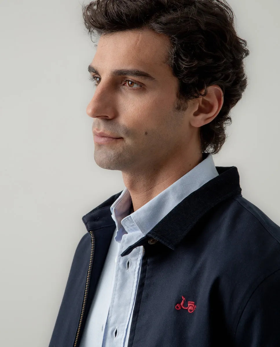 Chaqueta Corta Sarga Marino | SCOTTA