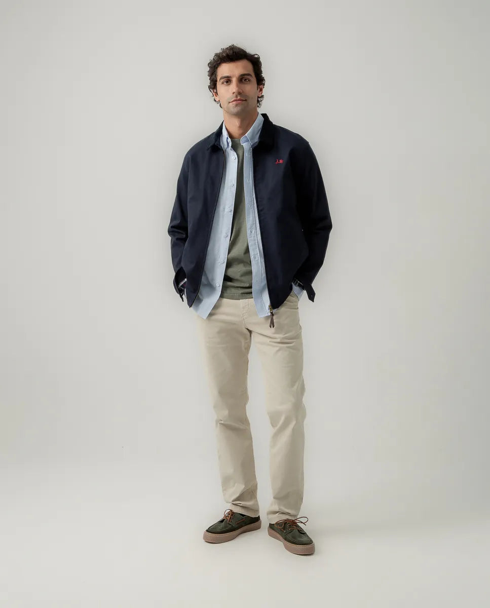 Chaqueta Corta Sarga Marino | SCOTTA