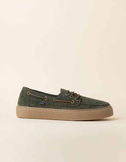 Zapato náutico sport verde