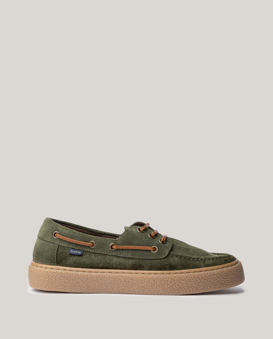 Zapato náutico sport verde