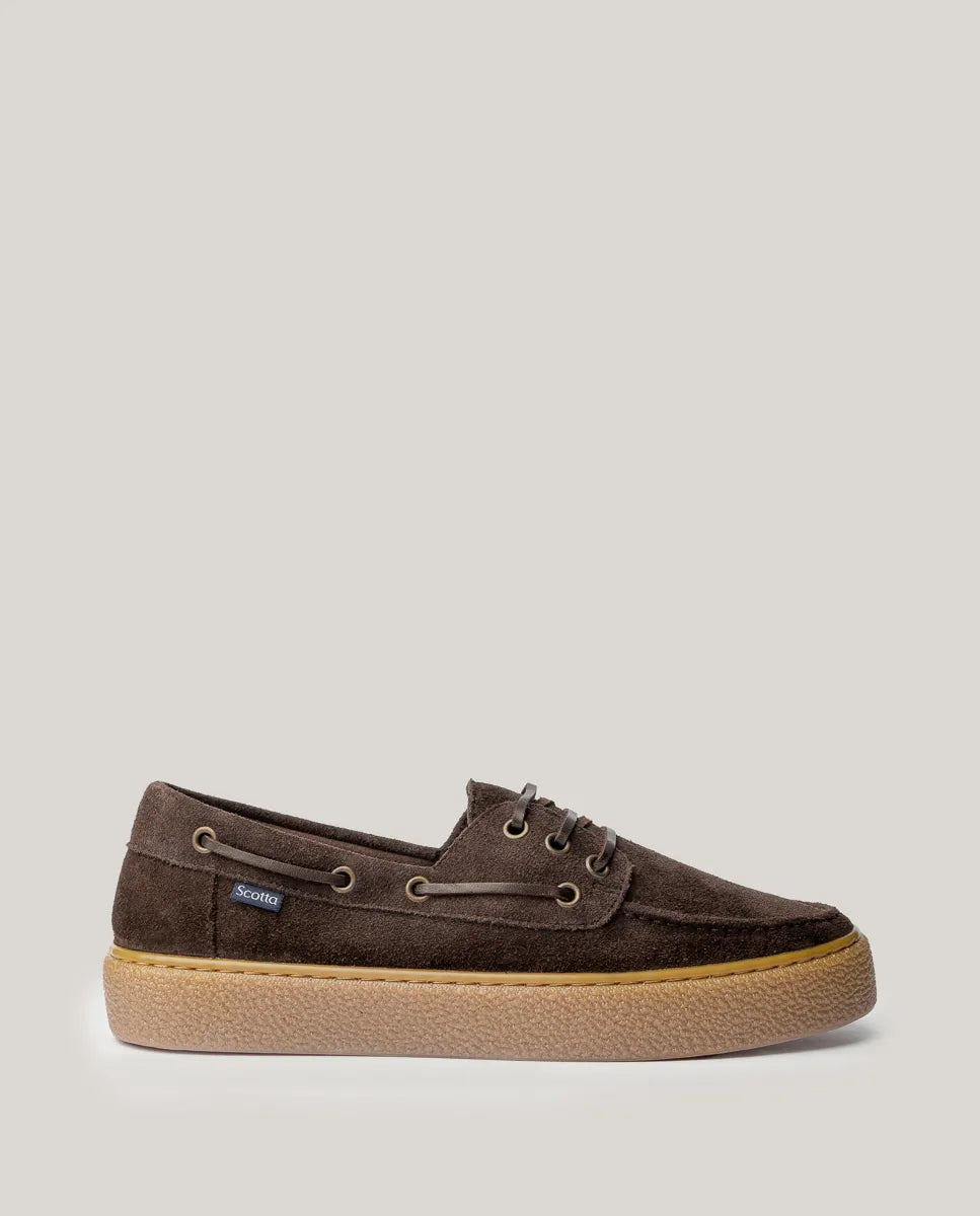 Zapato náutico sport marrón oscuro | SCOTTA