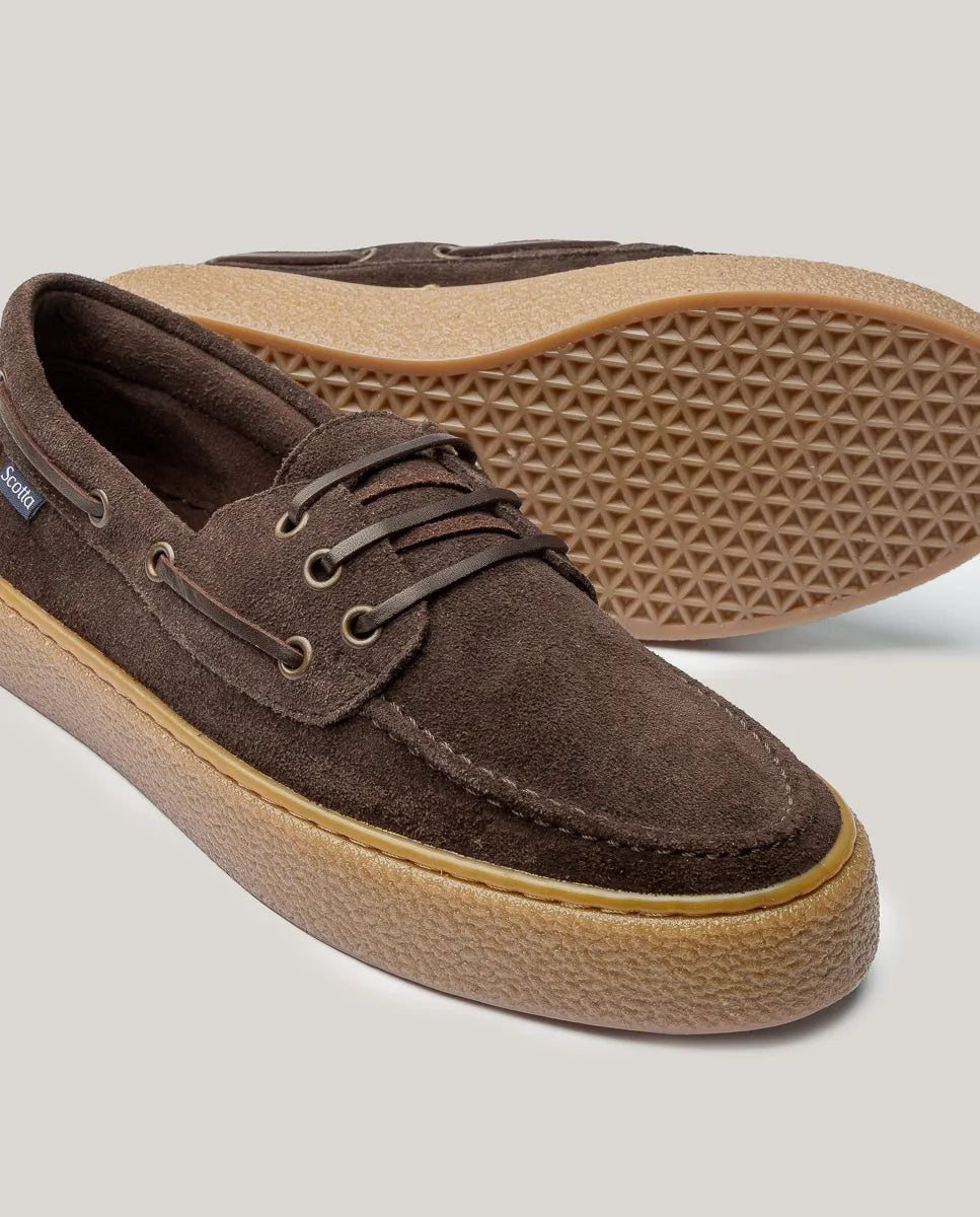 Zapato náutico sport marrón oscuro | SCOTTA