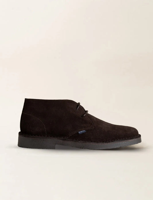Bota safari ante marrón
