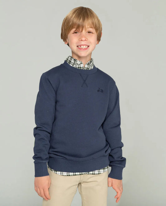 Sudadera de niño en color azul 