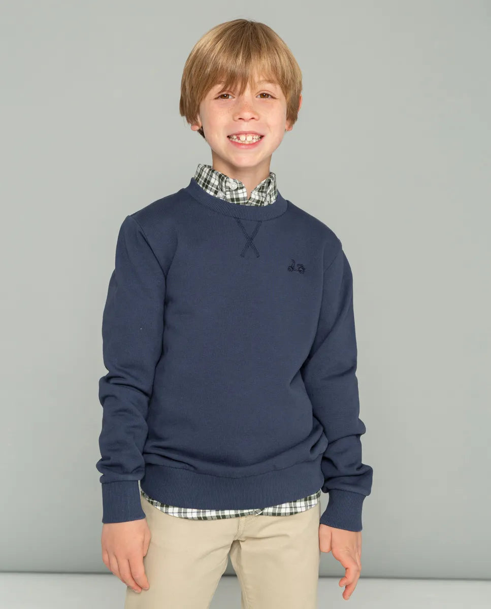 Sudadera niño classic marino