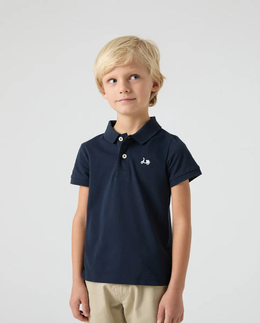 Polo niño classic marino