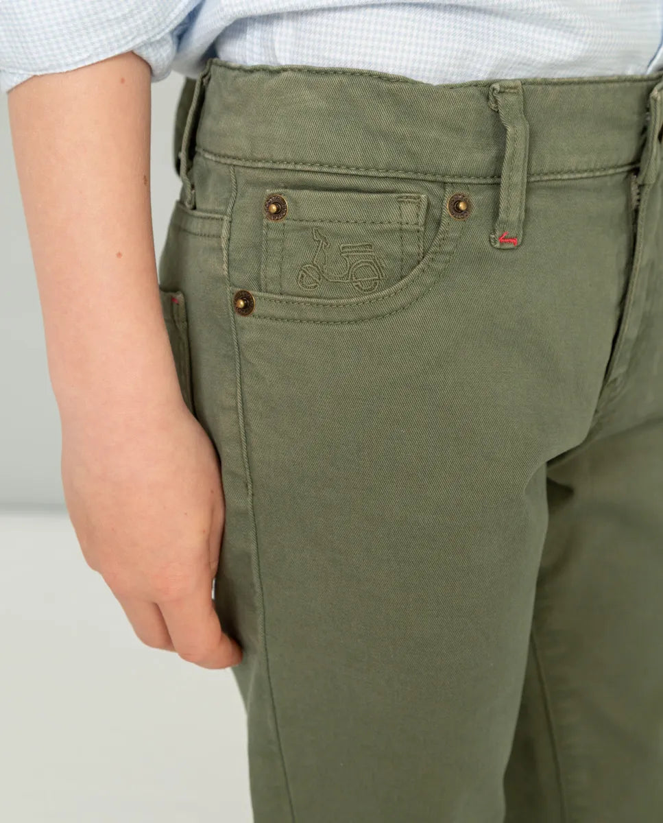 Pantalón verde niño