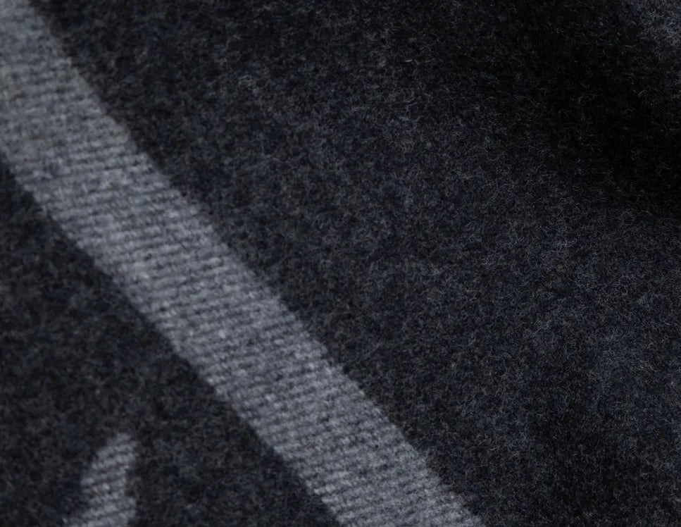 Cachecol wool cinza escuro