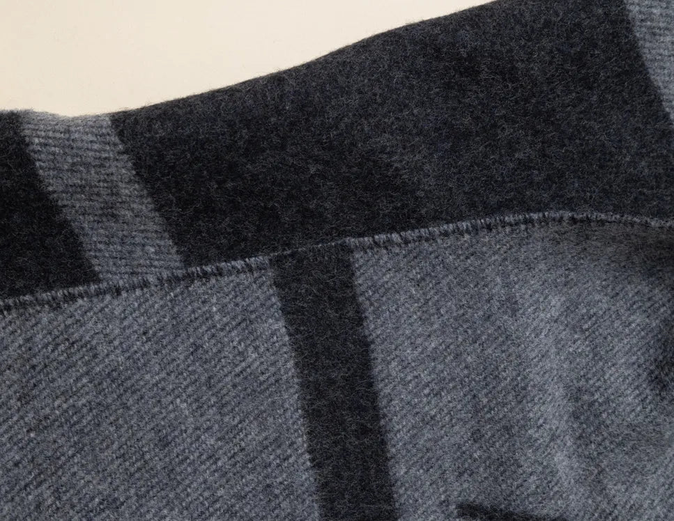 Cachecol wool cinza escuro