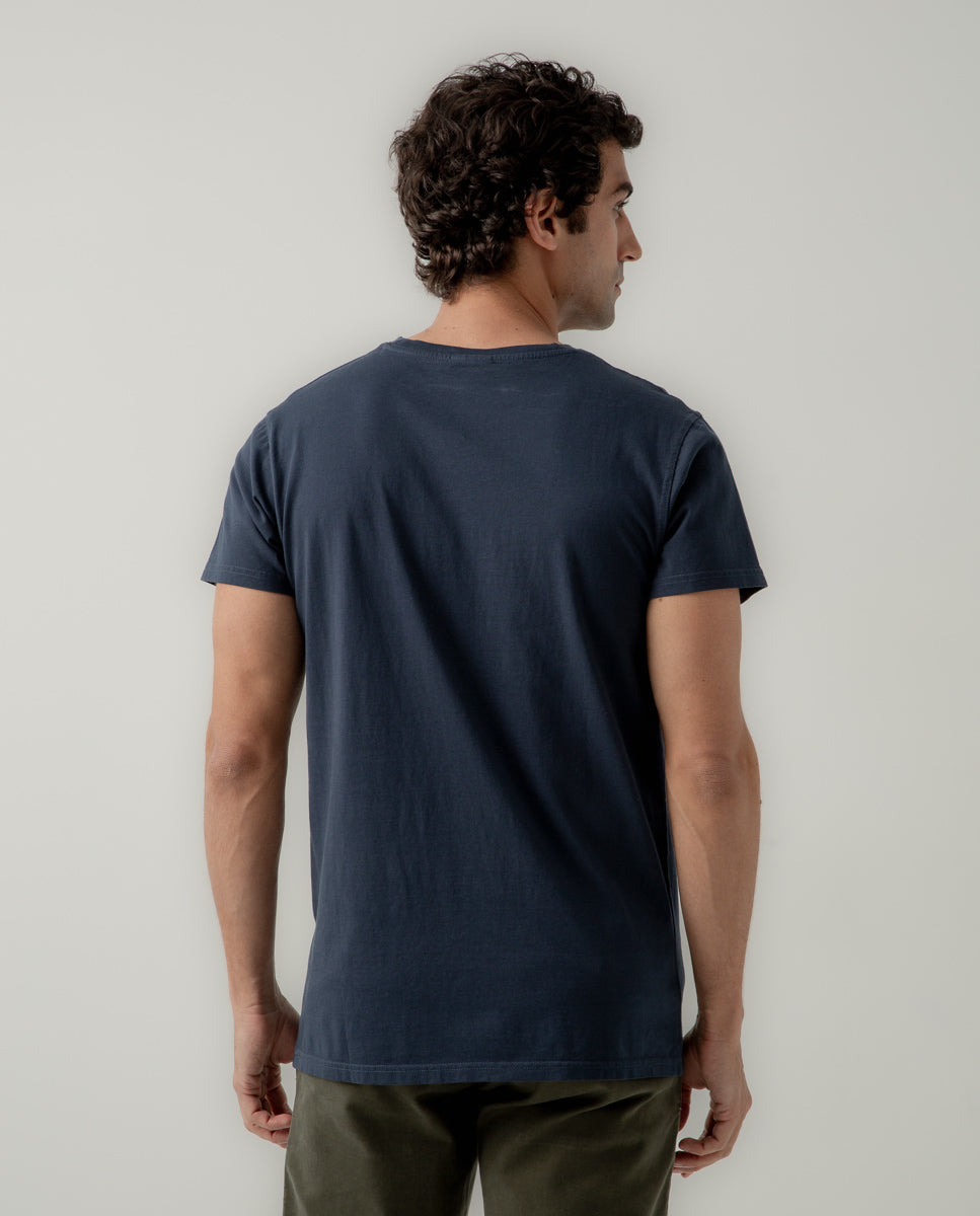Camiseta classic organic marino | SCOTTA