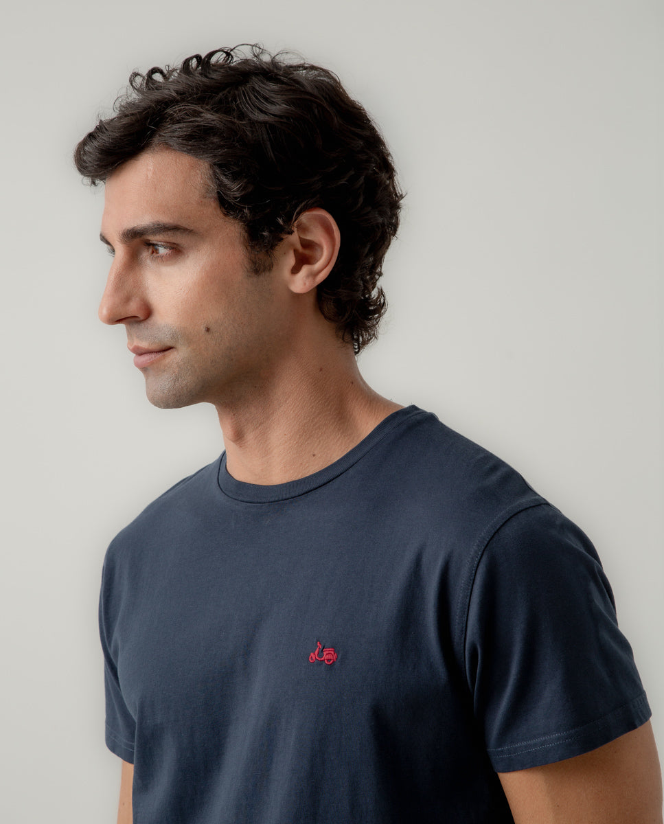 Camiseta classic organic marino | SCOTTA