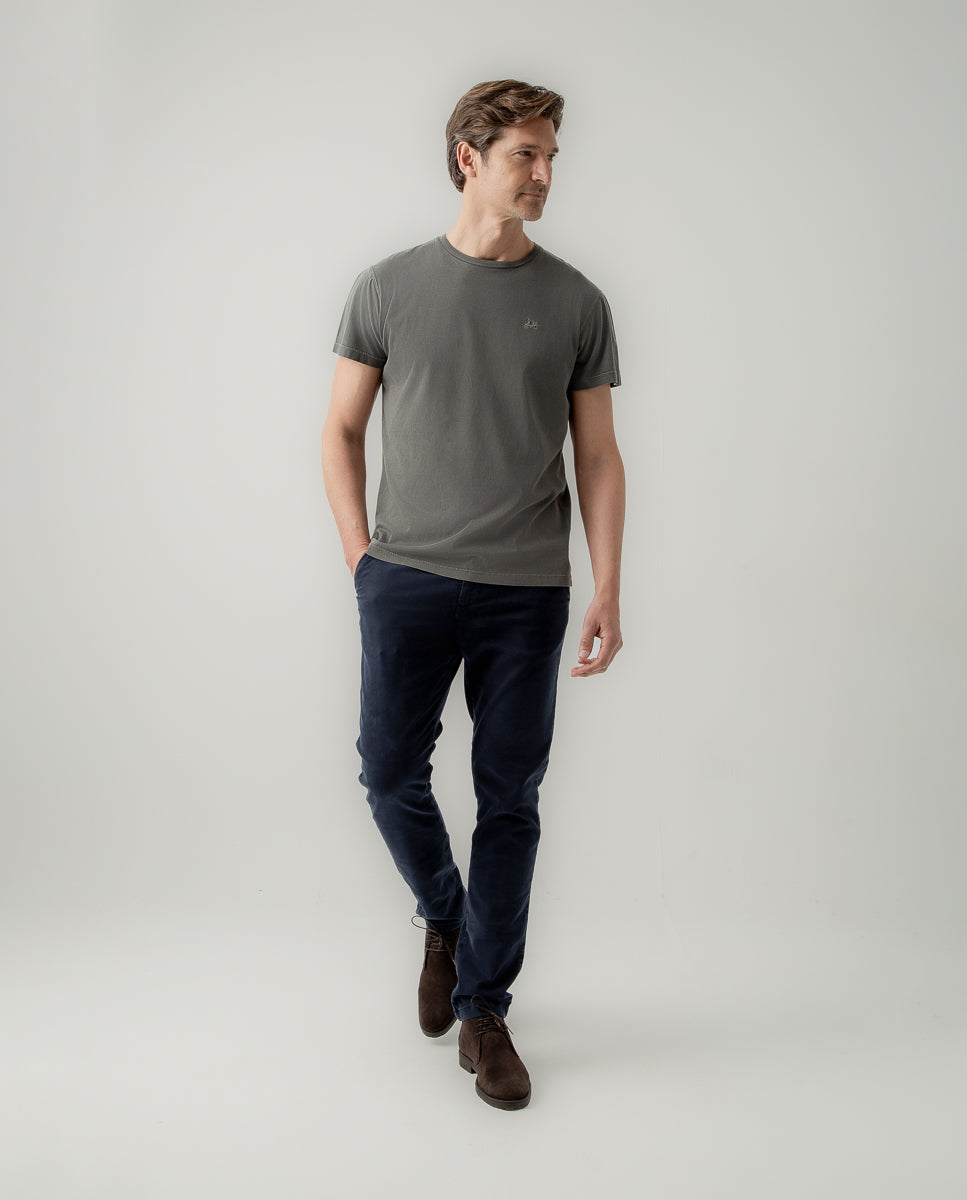 Camiseta classic organic gris oscuro | SCOTTA
