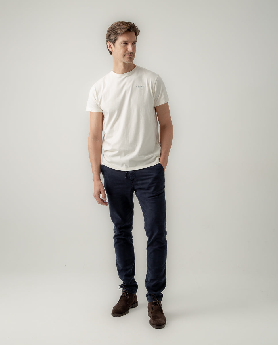 Camiseta lettering Scotta crudo | SCOTTA