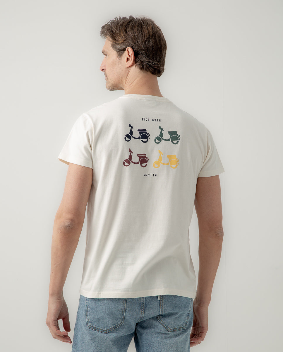 Camiseta logo colours crudo | SCOTTA